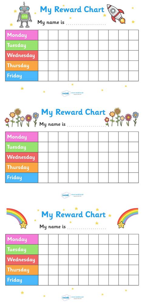 1 Personalised Childrens A4 Reward Behaviour Mine Chart Craft And ...