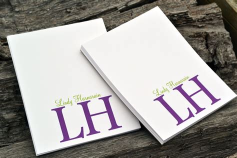 Personalized Notepads / Personalized Monogram Notepads