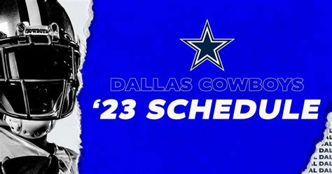 Dallas Cowboys 2023 schedule released | In Case You Missed It | ktbs.com