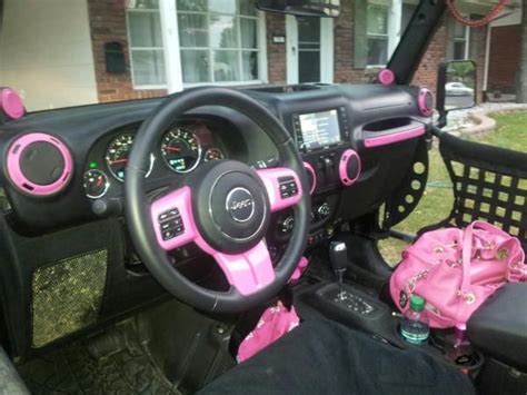 Hot pink jeep wrangler accessories