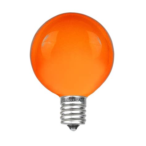 Amber and Orange G40 globe Replacement Lamps - Novelty Lights Inc