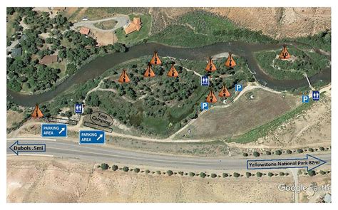 Park Map | Dubois, Wyoming | Dubois Campgrounds