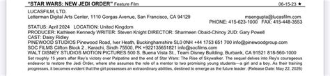 "Star Wars: New Jedi Order" gets plot synopsis and begins production ...