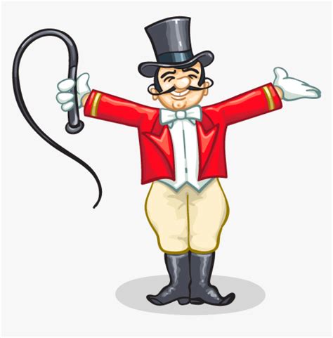 Ringmaster Circus Clown Clip Art - Circus Ringmaster Clipart, HD Png ...