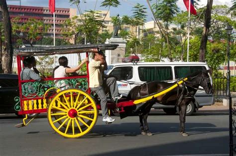 Image of Philippines: Kalesa (horse-drawn carriage), Intramuros, Manila