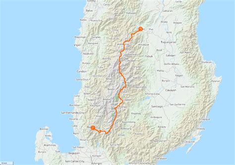 Cordillera Mountain Range Map