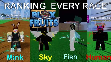 Todas las Razas de Blox Fruits | Organizati, Roblox, Bounty