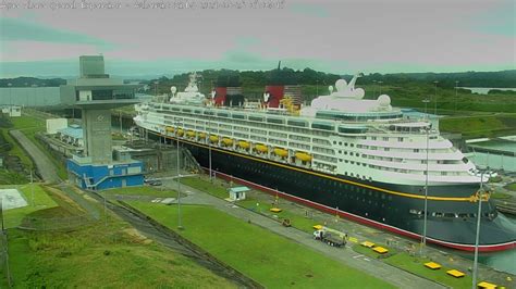 VIDEO: Disney Wonder Transits the Panama Canal's Agua Clara Locks ...