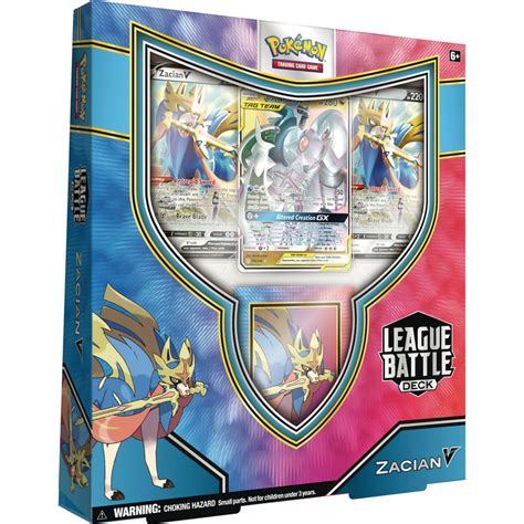 Pokemon TCG: Zacian V League Battle Deck- 60-card deck | 2 Pokémon V ...