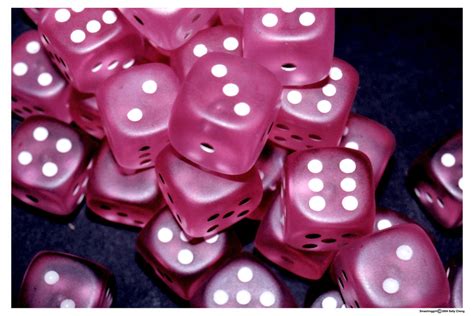 Pink dice by Smashinggirl on DeviantArt