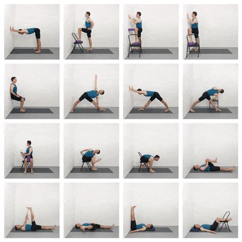 Iyengar Yoga Asana Alternatives The Knees - YogaWalls