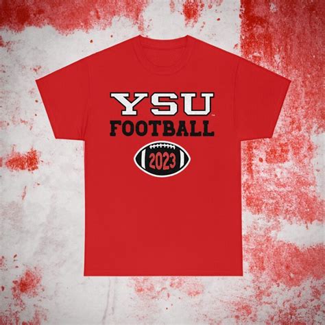 YSU Football 2023 Schedule T Shirt - Breakingo