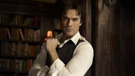 Damon Salvatore In White Shirt HD The Vampire Diaries Wallpapers | HD ...