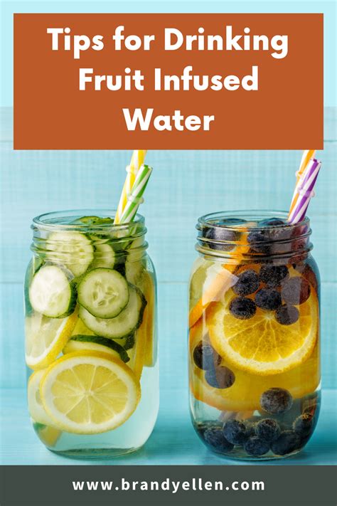 Tips for Drinking Fruit Infused Water