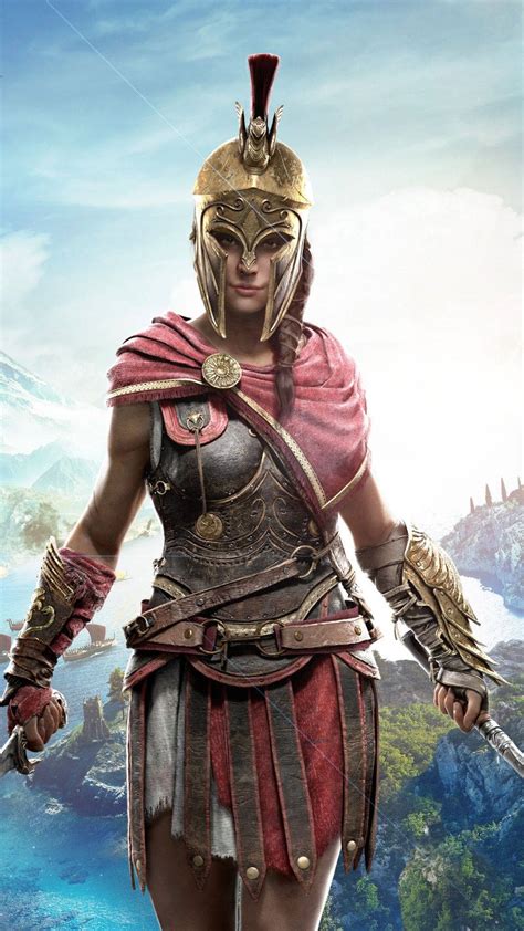 Download Kassandra Of Assassin's Creed Odyssey iPhone Wallpaper ...