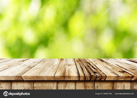 Empty wooden table background Stock Photo by ©kwasny222 299081788