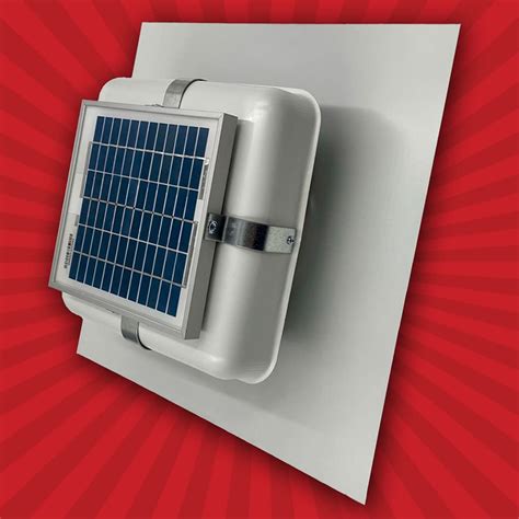 Buy Solar Roof Vent - Solar Attic Fan - Solar RoofBlaster with White ...