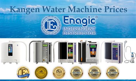 Kangen Water Machine Prices – Enagic India - Chat Online.