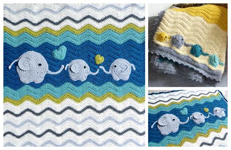 Crochet Pattern For Baby Elephant Blanket - Ava Crochet