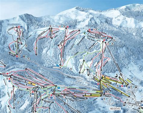 Megève Ski Map - skiflicks.com