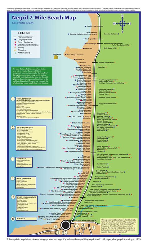 Negril Jamaica Map - Beach | This map was created by others … | Flickr