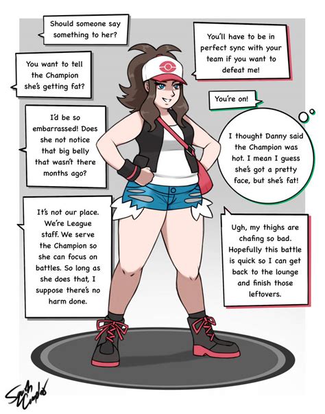 Hilda [Pokemon] - Weight Gain Sequence - Part 3 by SquishComplex on ...