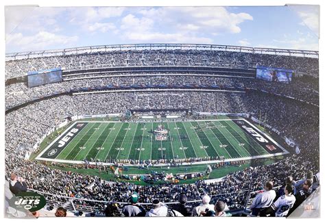 New York Jets Stadium MetLife 22x33 Artissimo | DA Card World