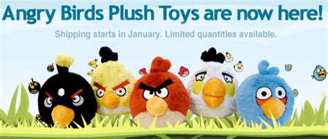 Angry Birds Plush Toys Now Available