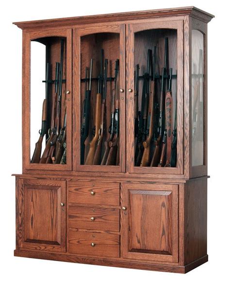 Deluxe 20-Gun Cabinet from DutchCrafters Amish Furniture