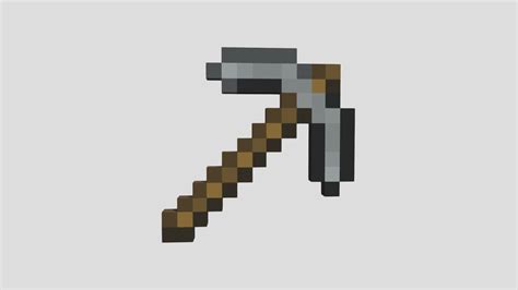 Minecraft Stone Pickaxe - Download Free 3D model by COVE989 [86699e3 ...