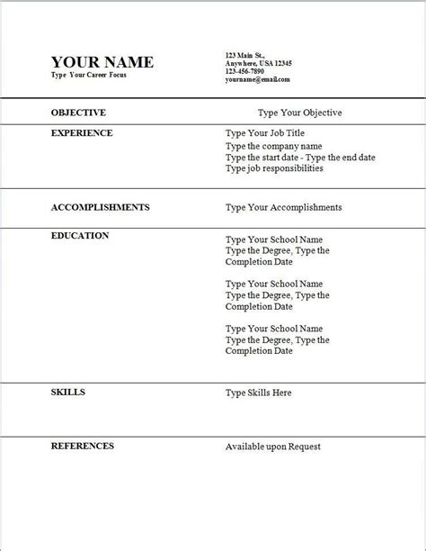 Creative Resume Templates for a Standout Job Application