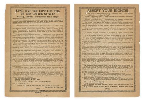 World War I Anti-Draft Pamphlet - Charles Schenck — Google Arts & Culture