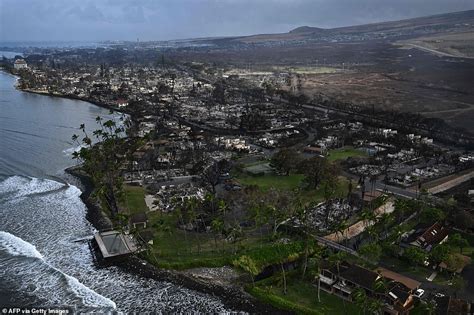 Lahaina fire aftermath: Aerial photos show extent of the damage caused ...