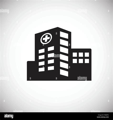 Hospital building on white background Stock Vector Image & Art - Alamy