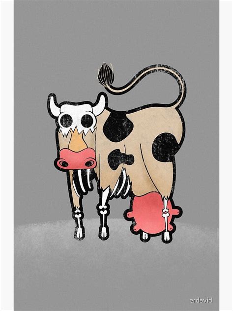 "Zombie Cow" Canvas Print for Sale by erdavid | Redbubble