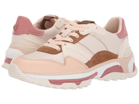 COACH C143 Runner - Armor And Suede (chalk/linen) Women's Shoes in Pink ...