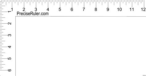 12 Inch Ruler Printable Actual Size