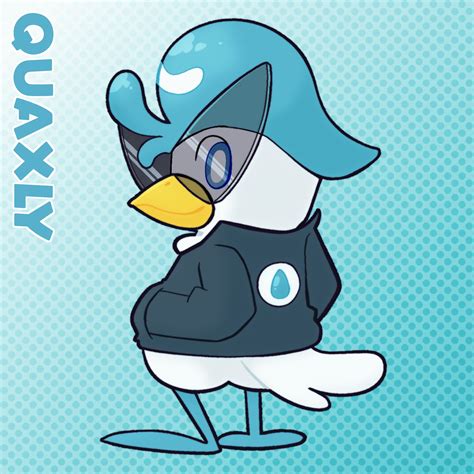 Quaxly is cool (Art by me! @xazzyarts) : r/pokemon