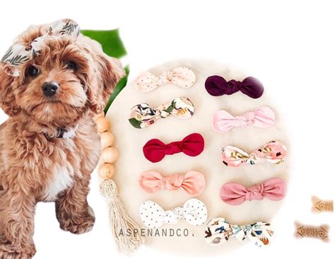 Dog Hair Bow Dog Bows Hair Bows for Dogs Clip Bows Hair - Etsy