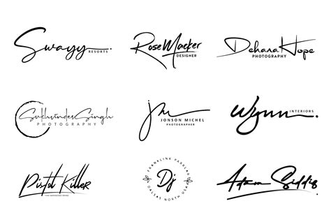 Signature logo design perfect personal signature – Artofit