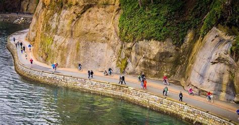 Stanley Park seawall open again between Second and Third beaches ...