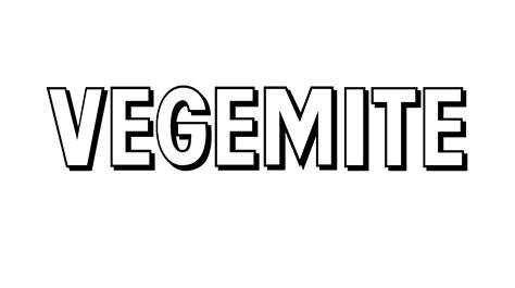 Download Vegemite Logo Black And White - Full Size PNG Image - PNGkit