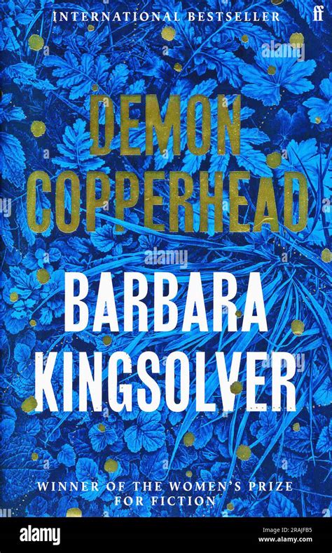 Book cover. "Demon Copperhead" by Barbara Kingsolver Stock Photo - Alamy