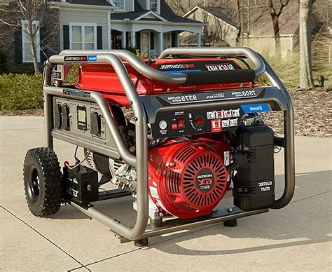 Honda Electric Start Generator Portable Black Max 7,500W