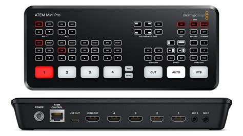 Blackmagic design atem mini pro hdmi live stream switcher - tenasveX