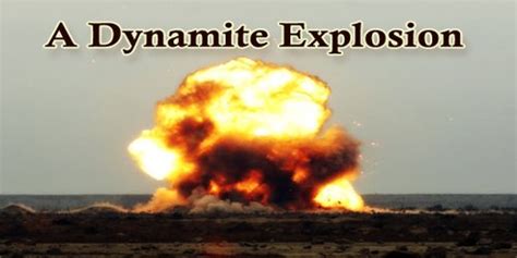 A Dynamite Explosion - Assignment Point