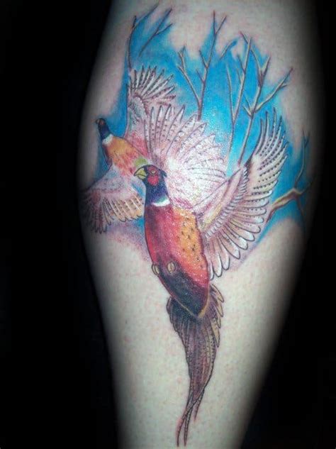 40 Pheasant Tattoo Designs For Men - Bird Ink Ideas