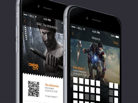 Cinema City tickets by Piotr Bartoszek on Dribbble