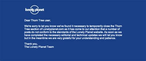 BBC shuts down Lonely Planet's Thorn Tree forums in pedophilia scare