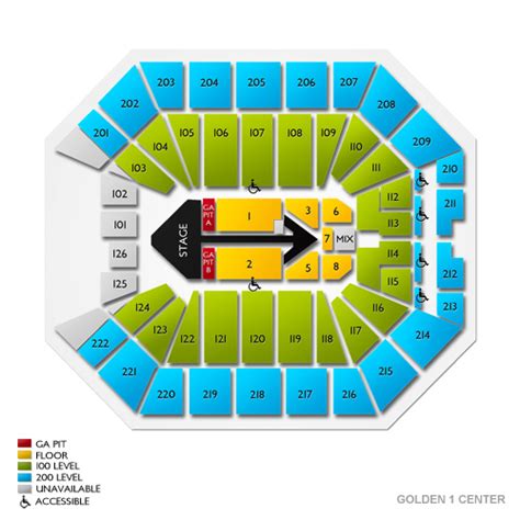 Golden 1 Center Concert Tickets and Seating View | Vivid Seats